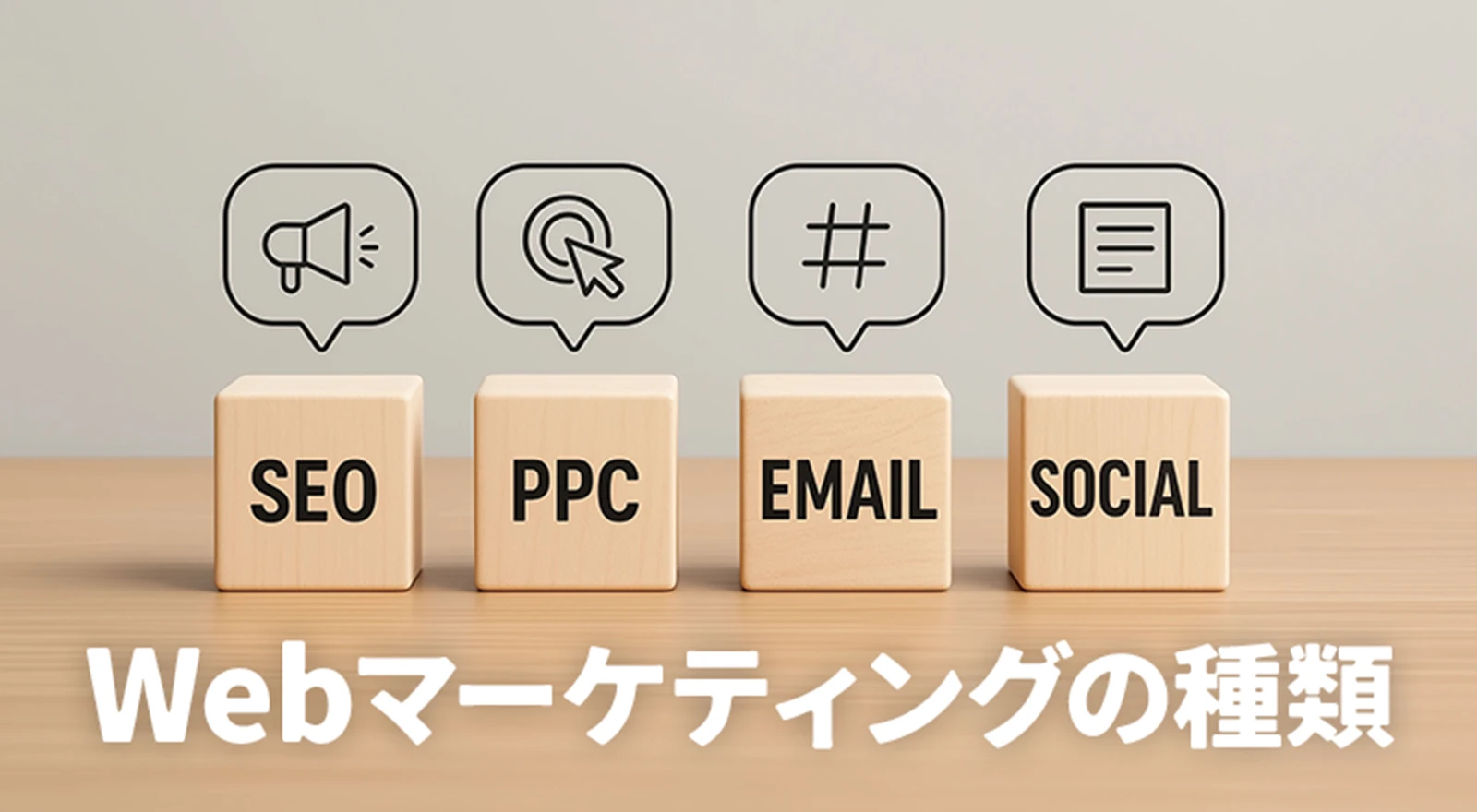 Webマーケティングの種類