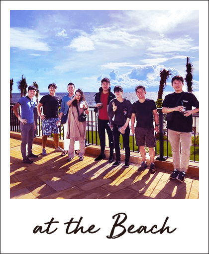 at the Beach